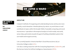 Tablet Screenshot of jamieward.net